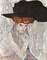 Lady With Black Feather Hat 1910 Poster Print by Gustav Klimt - Item # VARPDX373353